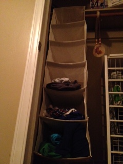 kinda hard to see, I know - bad lighting in The Boy's room