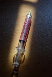 Hypodermic Needle Pen by Virany